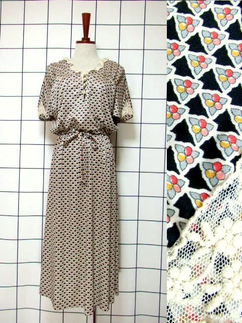 新商品 センス抜群なFRANCE製Vintage Dress他合計3点UP