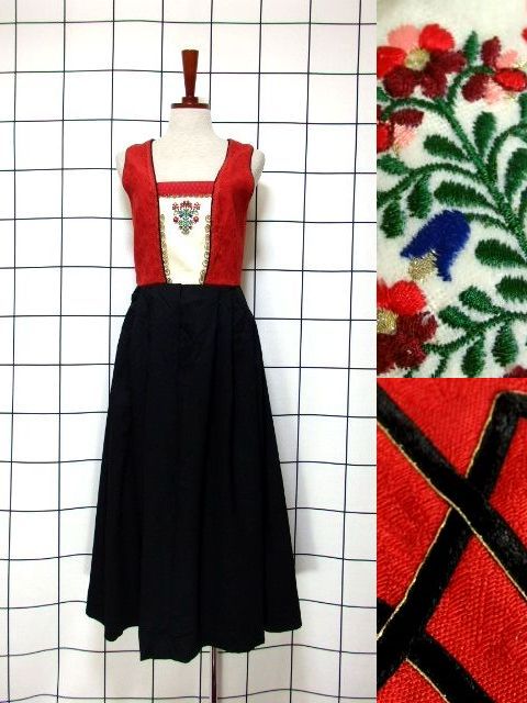 新商品 主役級ディアンドル!!ノースリーブDress 合計2点UP