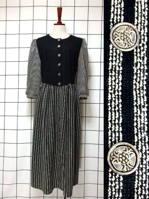 新商品 前開きチロルワンピース・80's花柄ヴィンテージワンピースなど UP