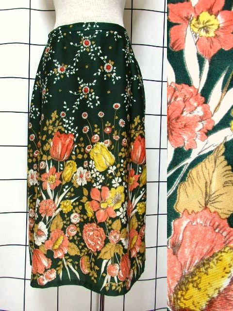 新商品 70'sAラインヴィンテージワンピースや花柄×ボタニカル柄ヴィンテージスカートなど UP