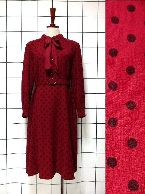 ありがとうございます新品 昭和レトロ LadiesFashion ワンピ 70' 日本製 ワンピース