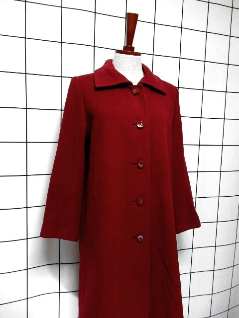1950年代 ヴィンテージ 大きな襟と美しいシルエットのコート