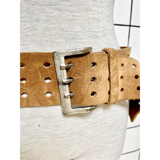 vintage leather belt  イングランド製